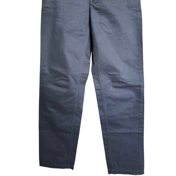 Norse Project New Aros Heavy Chino Pants Straight Leg Mid Rise Dark Navy Size 28 - Picture 6 of 16